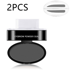 Eyebrow Powder Stamp Tint Stencil Kit Cosmetics Professional Makeup Waterproof Eye Brow Stamp Lift Eyebrow Enhancers Stencil Kit