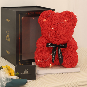 Rose Teddy Bear Eternal Flower PE Foam